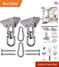 Versatile Swing Hangers with 360° Swivel - 1200 LB Capacity, Includes Ca... - $37.02