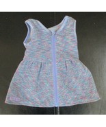 American Girl Doll Purple Sparkle Zippered Front Jumper Dress - $14.88 CAD