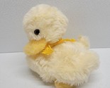 Vintage Dakin Pillow Pets 1979 Yellow Duckling Stuffed Baby Rattle Duck ... - $22.67