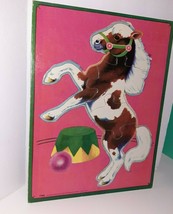 Vintage Frame Tray Puzzle Circus Horse Pony SAALFIELD 1950 - £7.00 GBP