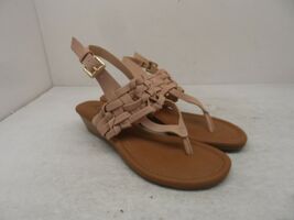 Sugar Women's Slip-On Simone Buckle Casual Flats Pink Size 6.5M - $21.37