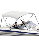 Shademate 80194 White Bimini Top Poly Fabric/Boot Only,3Bow,6&#39;L,36”H,54-... - €199,12 EUR