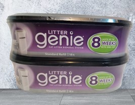 Litter Genie Cat Disposal System Standard Refill Convenience 2 Pack! SHI... - £16.86 GBP