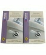 Moen Toilet Handles Chrome and White 2 Parkview Tank Levers Silver Decor - $576.70 MXN