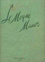 Le Moyne Manor Dinner Menu Liverpool New York 1950&#39;s - £148.77 GBP