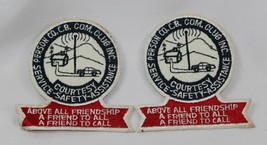 Vintage Lot of 2 CB Radio Club Patches from Person County North Carolina - $6.72