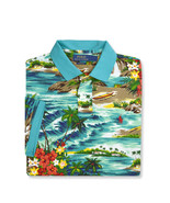 Polo Ralph Lauren Blue Green Tropical Classic Fit Polo Shirt, 2XL XXL PR... - $101.55 CAD