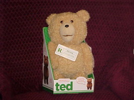 15" Talking Ted Teddy Bear Plush Toy Box Tags Moving Mouth Commonwealth 2012 - $174.99