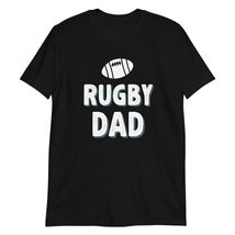 Rugby Dad T-Shirt, Funny Gift for Dad Black - £15.32 GBP+