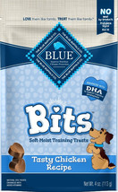 [Pack of 3] Blue Buffalo Blue Bits Training Treats Tasty Chicken 4 oz - £38.67 GBP