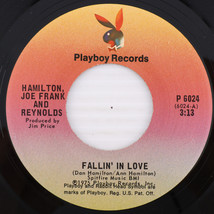 Hamilton, Joe Frank &amp; Reynold - Fallin&#39; In Love - 1975 45 rpm Record P 6024 - $12.33