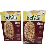 2 Packs  Belvita Breskfast Cinnamon Brown Sugar Biscuits 30 Unid - £36.39 GBP