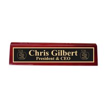 Desk Wedge Name Plate - PERSONALIZED - It takes a big heart to shape lit... - $43.11