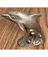 VTG. Spoontiques Pewter Dolphin Jumping #P92  [e-09] - $156.38 MXN