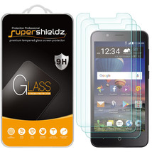 3X Supershieldz for ZTE ZFive C LTE Tempered Glass Screen Protector Saver - $18.99