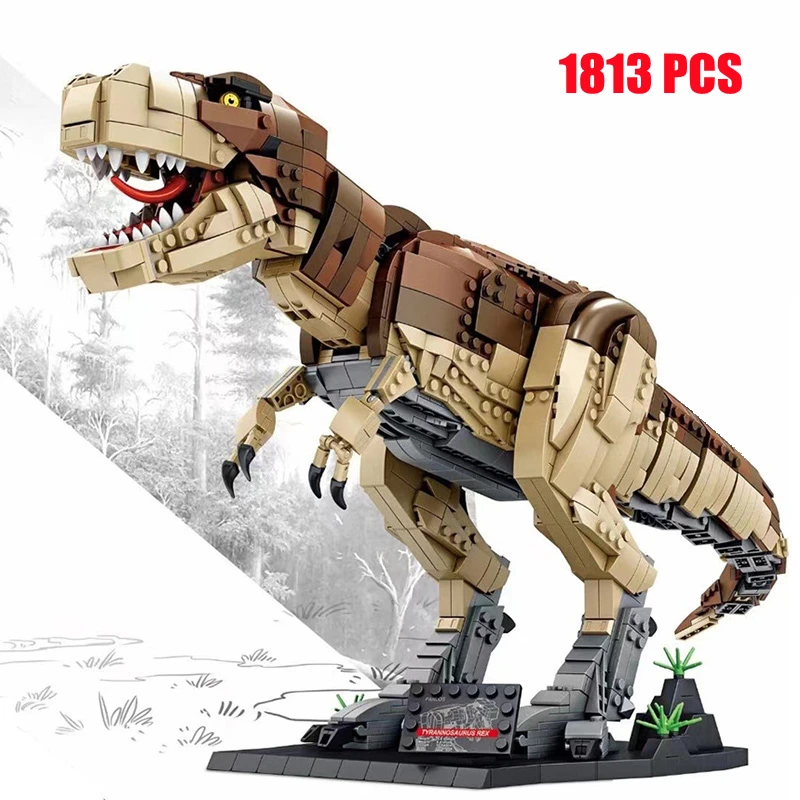 MOC Technology Tyrannosaurus Rex Building Blocks Jurass Indominus Park Dinosau - £39.44 GBP+