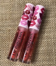 Too Faced BUBBLEGUM YUM Lip Injection Lip Gloss- 2 Travel Deluxe Sizes - $280.67 MXN