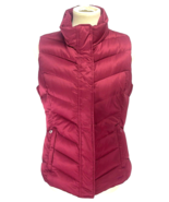 Eddie Bauer Women’s Goose Down Puffer Vest 550 FILL POWER Raspberry Pink... - £35.54 GBP