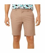 MSRP $55 Alfani Comfort Waist Water Repellent Dress Shorts Brown Size 30... - $32.22 CAD