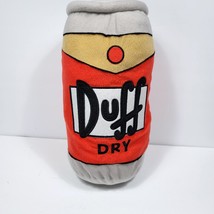 Simpsons Duff Beer Can Plush Pillow 15&quot; Tall Universal Studios Theme Parks - £19.77 GBP