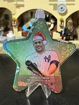 2021 Topps Holiday Ornament Foil Die Cut #WHO-GS Giancarlo Stanton Yankees ⛄⚾⛄ - £1.87 GBP