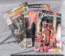 Vintage Set Mit 3 Starriors Indiana Jones Original Aufdruck Comic Ajd - £20.48 GBP