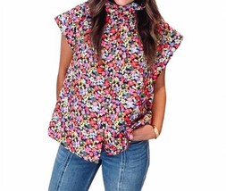 Crosby By Mollie Burch billie blouse in Tea Garden - $93.00