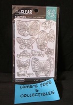 Poly Clear Stamps Hero Arts 4&quot; x 6&quot; Clear Stamp Set CM320 New Day Butter... - £12.19 GBP