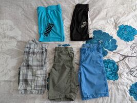 Lot of 5 Boys Short Pants Gymboree Crazy 8 Puma Athletic Blue Black Bask... - $9.99