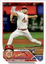 2023 Topps #34 Zack Thompson NM-MT RC Rookie Cardinals ID:58654 - $2.47