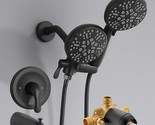 Fropo Black Shower Faucet Set Complete With Tub Spout - Shower Head And ... - $147.98