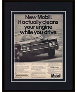 1968 Mobil Gasoline 11x14 Framed ORIGINAL Vintage Advertisement - $44.54