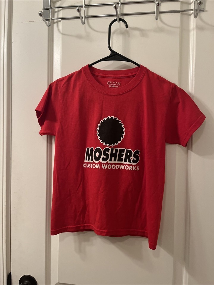 Gildan Youth Boys Short Sleeve T-Shirt Monster Custom Woodworks McClure ... - £20.60 GBP