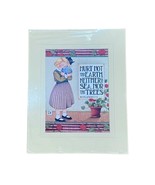 Mary Engelbreit Poster Hurt Not The Earth Printed USA Revelations 11 x 1... - $189.16 MXN