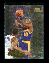 Vintage 1996 Skybox Hot Sparks Chrome Basketball Card HS3 Tim Hardaway Warriors - £3.29 GBP