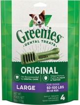 Greenies Large Dental Dog Treats 4 count - £36.28 GBP