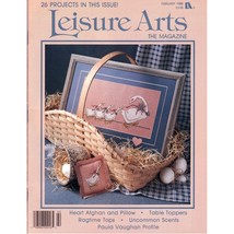 Vintage Craft Patterns, Leisure Arts the Magazine Feb 1988, 26 Projects ... - $14.52