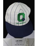 vintage 1990&#39;s snapback hat Ohio University Bobcats pinstripe NEVER WORN! - $42.99