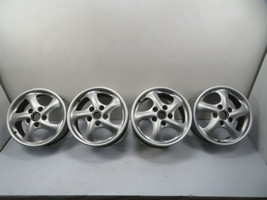 00 Porsche Boxster 986 #1217 Wheel Set, Carrera 17x7 17x8.5 OEM Staggere... - $890.99