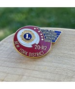 Lions Club Lapel Pin Staten Island New York District 20-R2 - $28.47 CAD