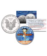 BETTY BOOP American .999 Silver Eagle Dollar 1 oz Colorized US Coin * LI... - £66.45 GBP