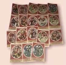 San Francisco 49ers Vintage Miniature Stamp Collectible Cards Lot Of 18 - $4.87