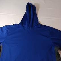 BCG Men's Blue & Gray Pullover Long Sleeve Hoodie Sweatshirt Pockets Size Large image 5