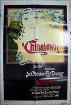 CHINATOWN Original 1 Piece Movie Poster 41&quot; x 27&quot; VGC Nicholson / Dunaway - £502.18 GBP