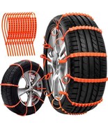 Snow chains for Car/Suvs/Trucks/Pickups with 12PCS Reusable Snow Tire Ch... - $42.72