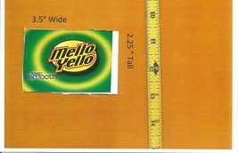  Medium Square Size Mello Yello LOGO Soda Vending Machine Flavor Strip - £3.18 GBP