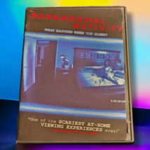 Paranormal Activity DVD 2009 Horror Scary Dreamworks Pictures Rated R - £2.81 GBP