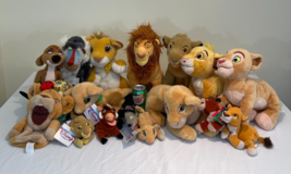 Disney Store Lion King LOT Simba's Pride Kovu Nala Pumbaa Ed Beanbag PLUSH LOT - $224.99