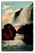 Center Fall From Below Niagara Falls New York NY  UNP DB Postcard U2 - £2.33 GBP