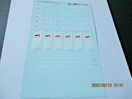 Microscale Decals Stock #87-1446 Linea Mexicana (TMMU) 40&#39; and 20&#39; Conta... - €6,73 EUR